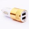 Aluminum 2 USB Ports Universal Car Charger